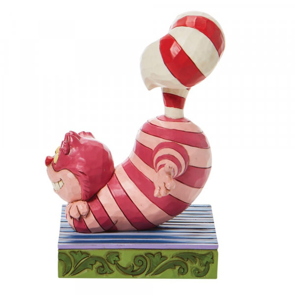 Figurine: Cheshire Cat - Candy Cane Cheer