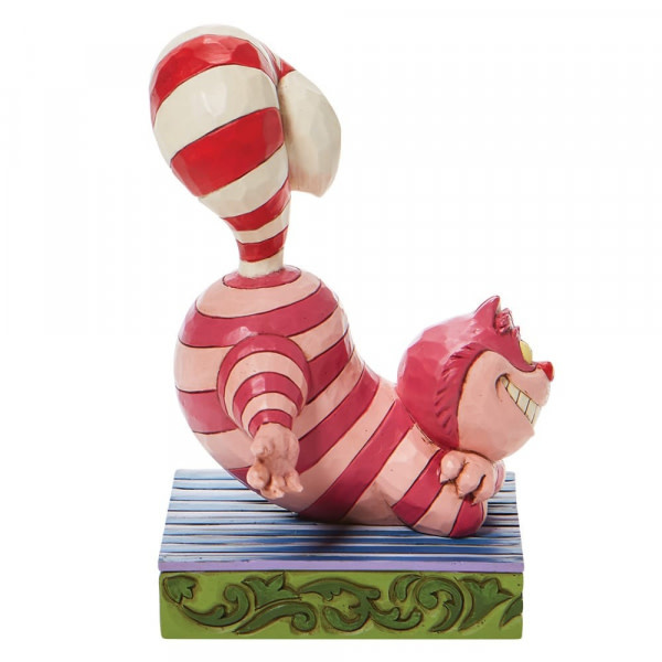 Figurine: Cheshire Cat - Candy Cane Cheer