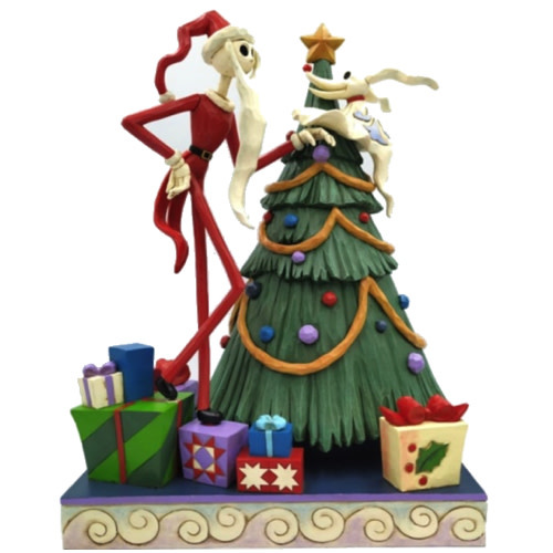 Figurine: Santa Jack with Zero - Decking the Halls