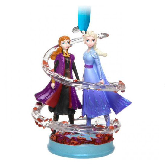 Hanging Sketchbook Ornament: Anna & Elsa