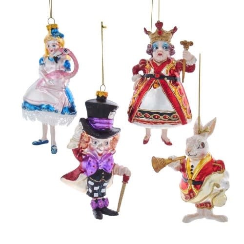 4 Hanging Ornaments 3D: Alice in Wonderland