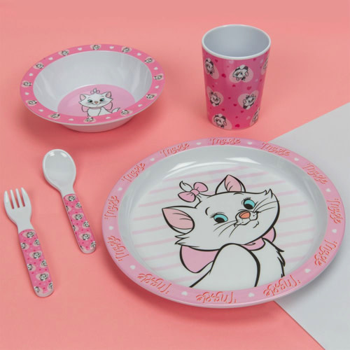 5-delig servies: Marie