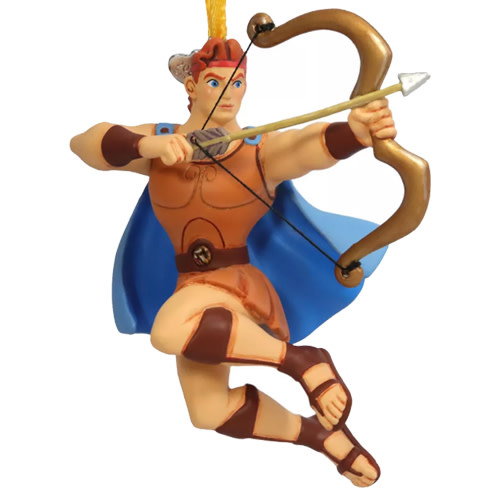Hanging Sketchbook Ornament: Hercules