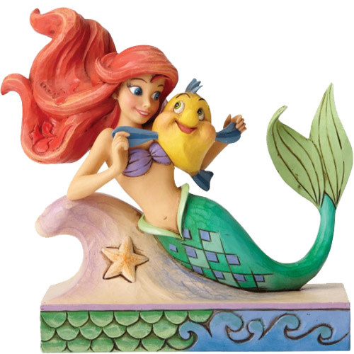 Figurine: Ariel with Flounder - Fun and Friends
