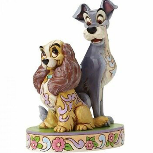 Figurine: Lady and the Tramp - Opposites Attract (60th Anniversary Piece)
