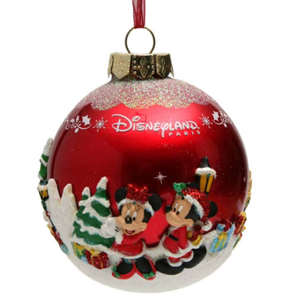 Pech Pelmel kaping Kerstbal: Mickey Mouse & Friends - Rood - Magical Gifts