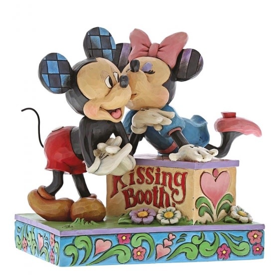 Figurine: Mickey & Minnie Mouse - Kissing Booth