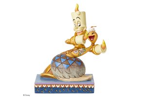 Figurine: Lumiere & Feather Duster - Romance by Candlelight