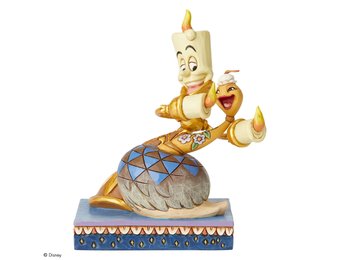 Figurine: Lumiere & Feather Duster - Romance by Candlelight