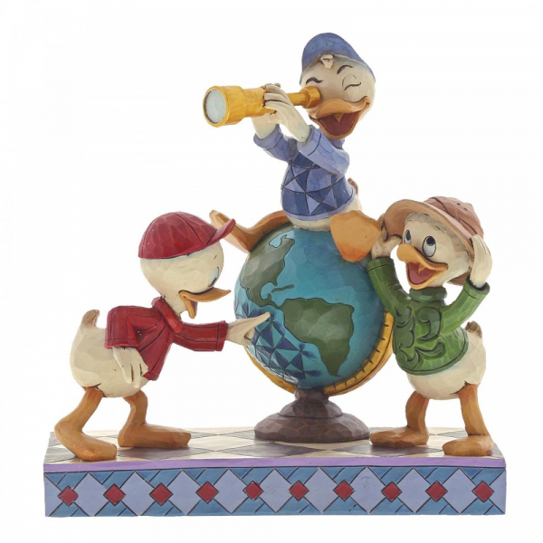 Figurine: Huey, Dewey & Louie - Navigating Nephews