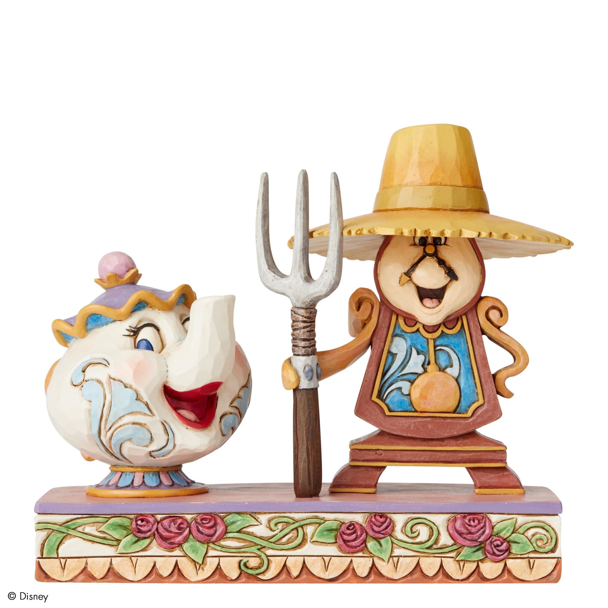Figurine: Mrs Potts & Chip - Workin Round the Clock