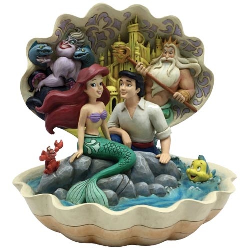 Figurine: Ariel & Erik - Seashell Scenario