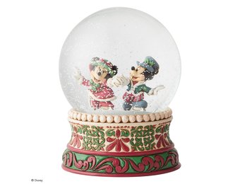 Snowglobe: Mickey & Minnie - Splendid Skaters