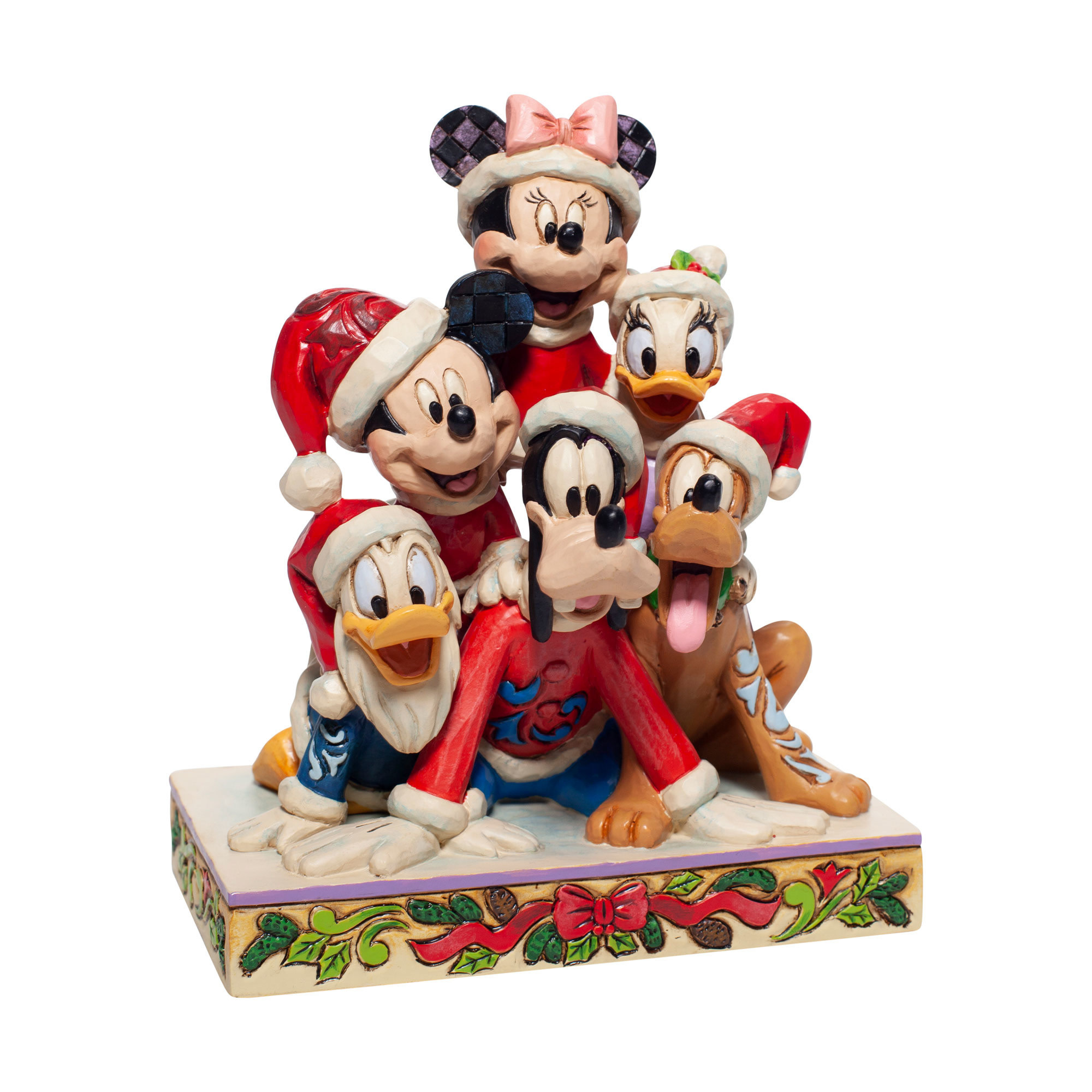 Figurine: Mickey Mouse & Friends - Piled High with Holiday Cheer