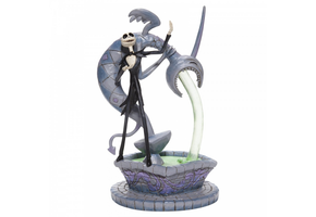 Figurine: Jack Skellington on Fountain - Soulful Soliloquy