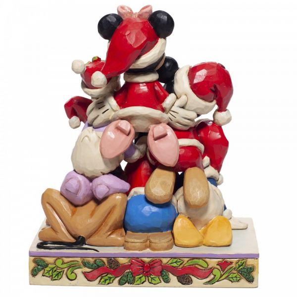Figurine: Mickey Mouse & Friends - Piled High with Holiday Cheer