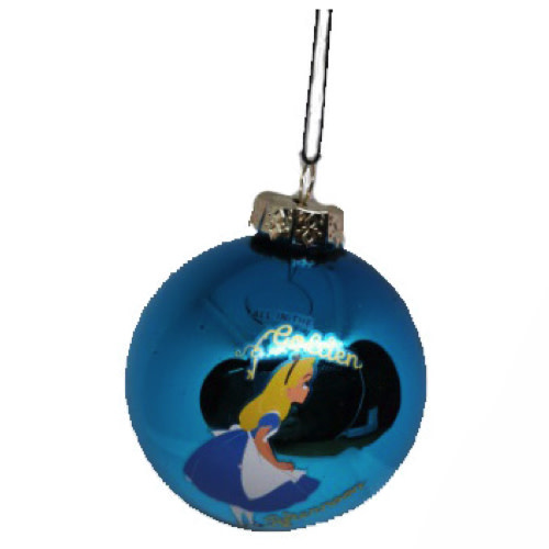 Kerstbal Glas: Alice