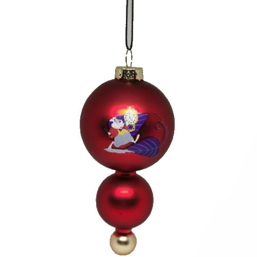 Kerstbal lang: White Rabbit