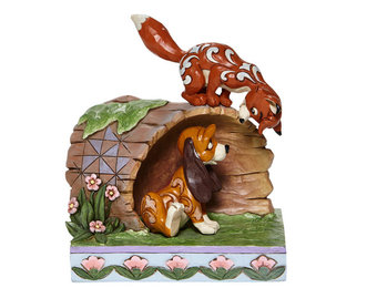 Figurine: Fox and Hound - Unlikely Friends