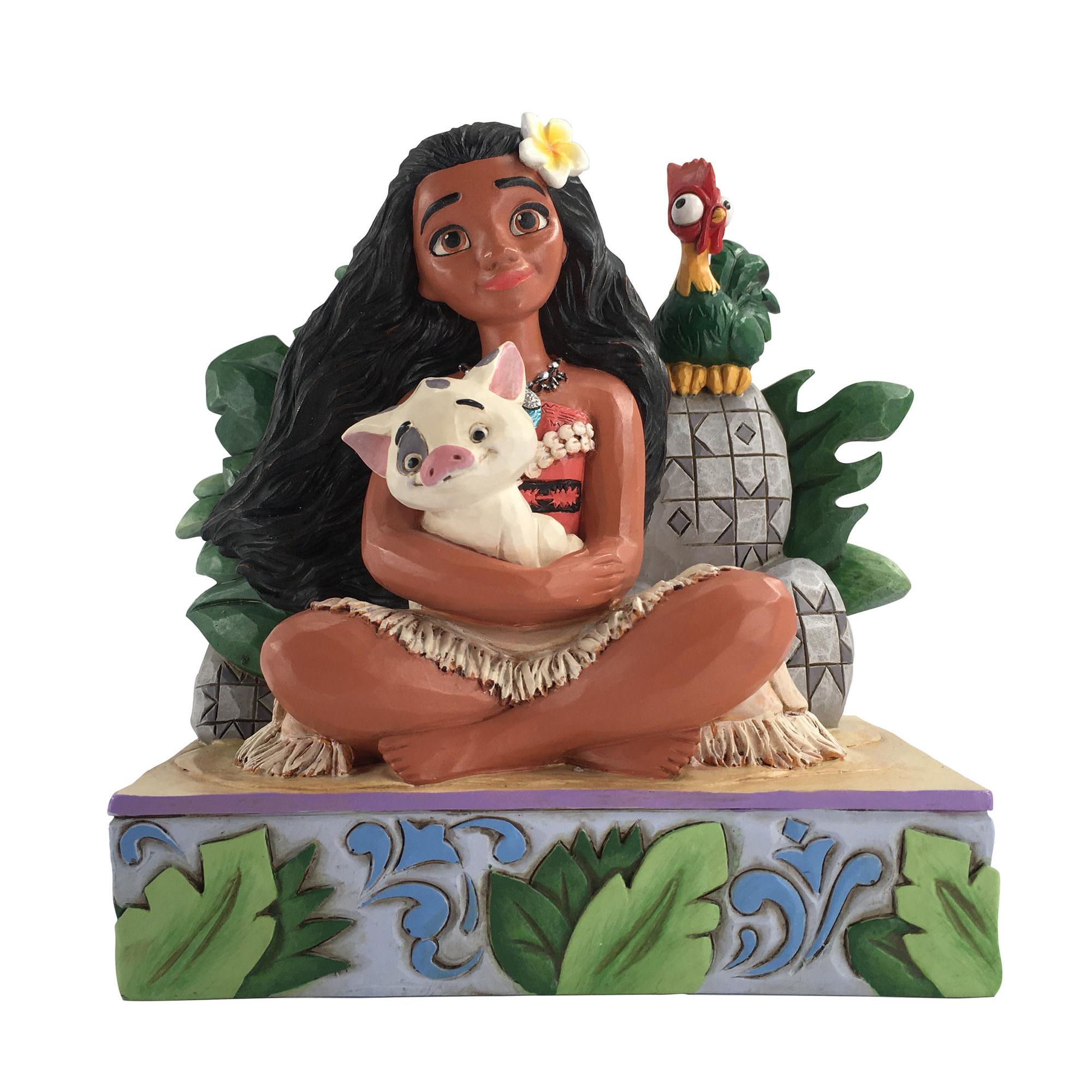 Figurine: Moana with Pua and Hei Hei - Welcome to Motunui