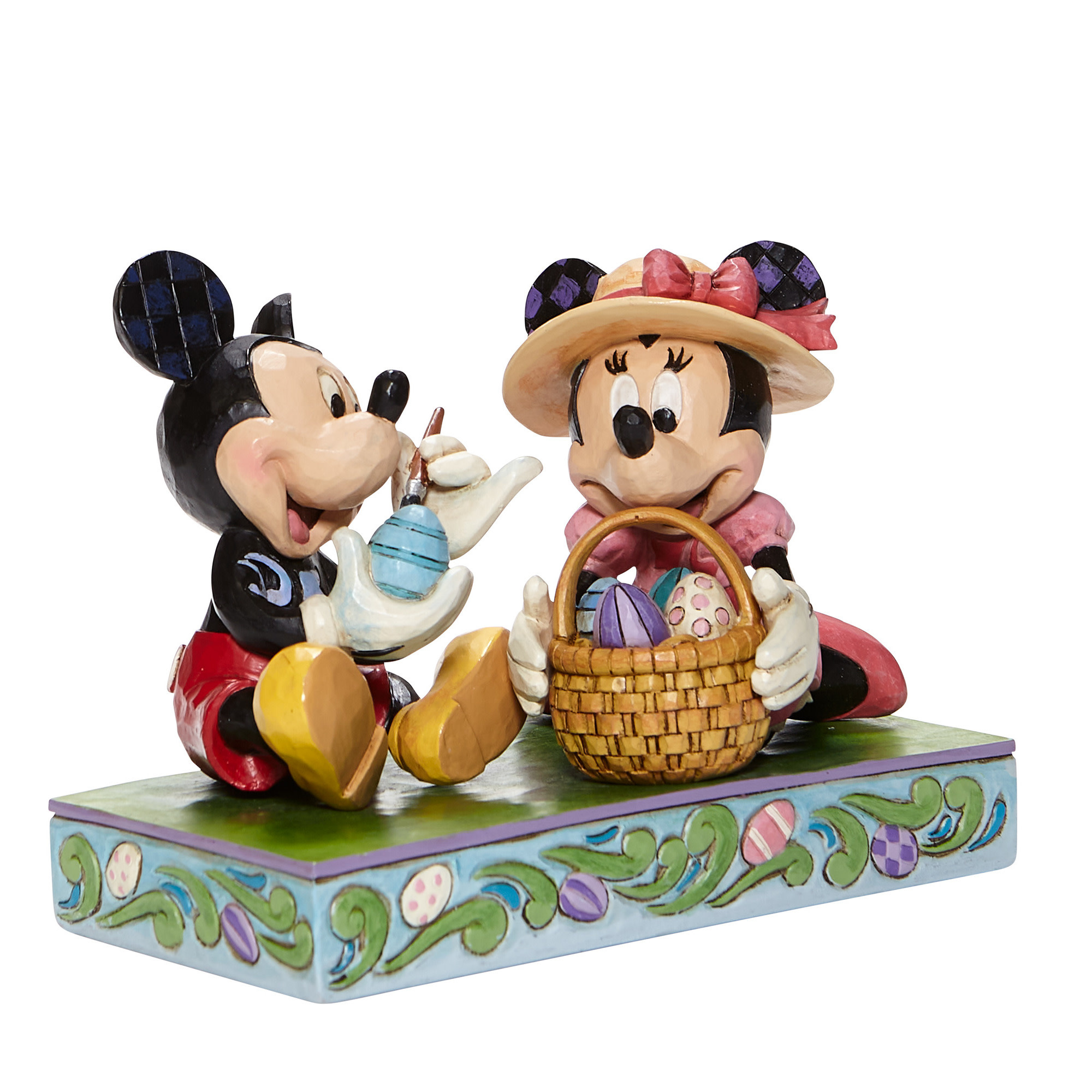Figurine: Mickey & Minnie Mouse - Easter Artistry