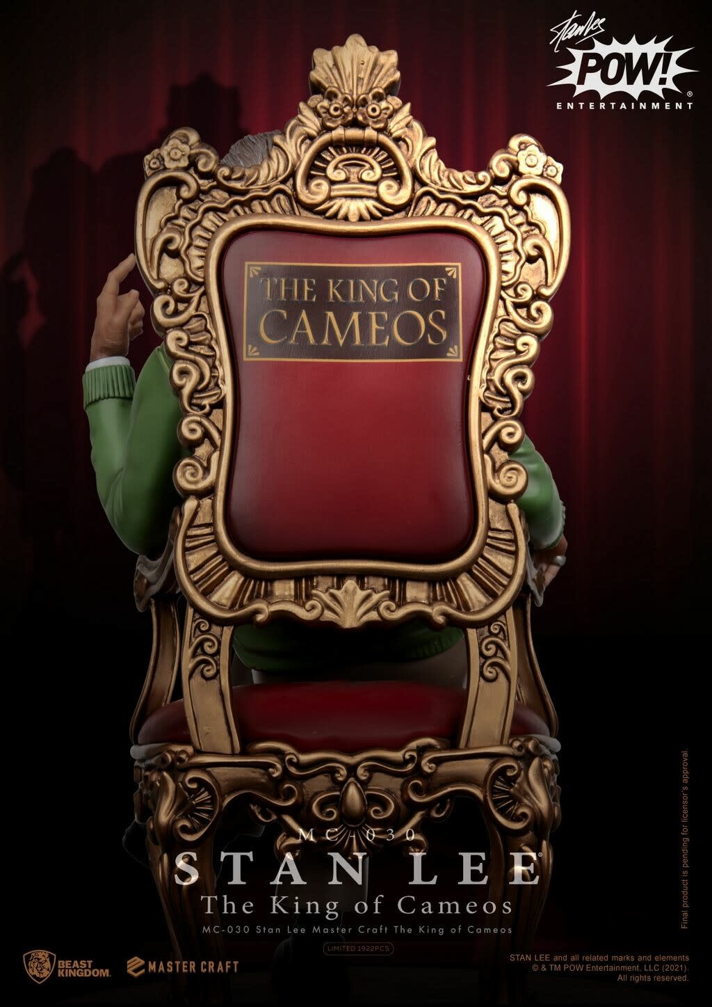 Master Craft Statue: Marvel / Stan Lee - The King of Cameos