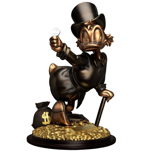 Master Craft Statue: Scrooge McDuck - 39 cm Brons