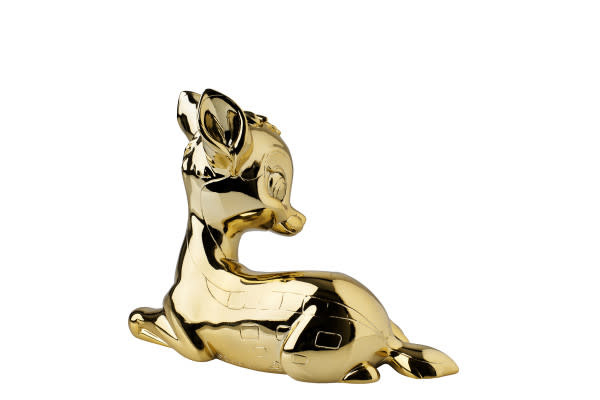 Figurine: Bambi - Chromed Gold