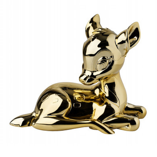 Figurine: Bambi - Chromed Gold