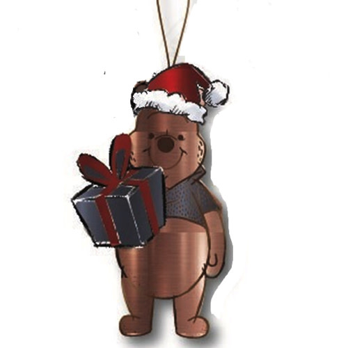 Hanging Ornament Metal 2D: Winnie the Pooh