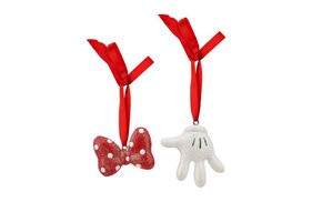 2 Hanging Ornaments 3D: Mickey Mouse - Hand & Strik