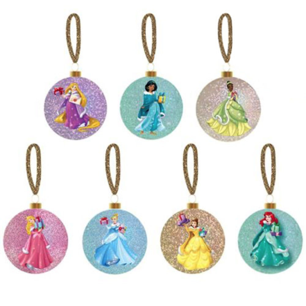 7 Kerstballen Princessen Magical Gifts