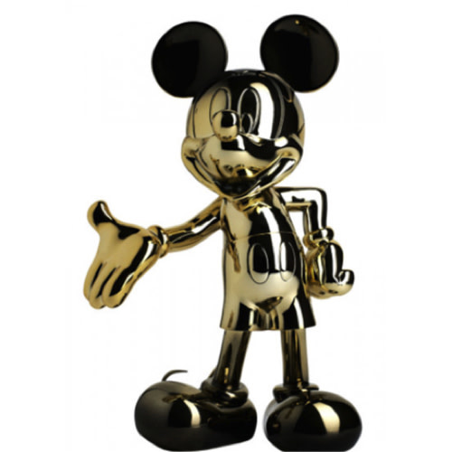 Figurine: Mickey Mouse - Welcome Degrade gold/zwart