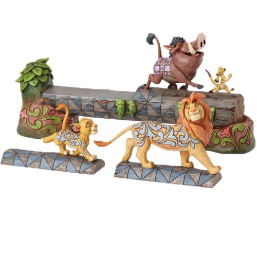 Figurine: Simba, Timon and Pumbaa - Carefree Camaraderie