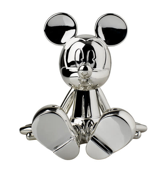 Figurine: Mickey Mouse - Sitting by Marcel Wanders Chroom Silver