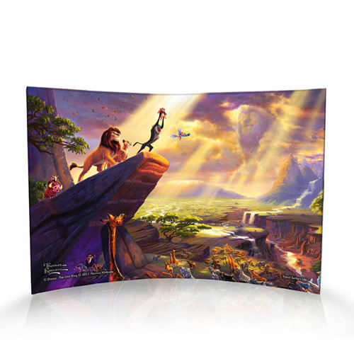 Curved Acrylic Print: The Lion King