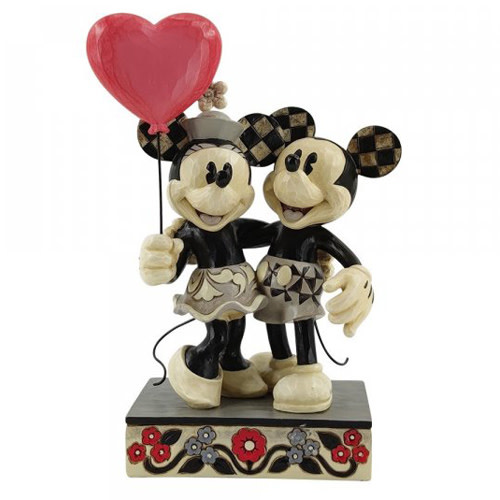 Figurine: Mickey and Minnie - Heart