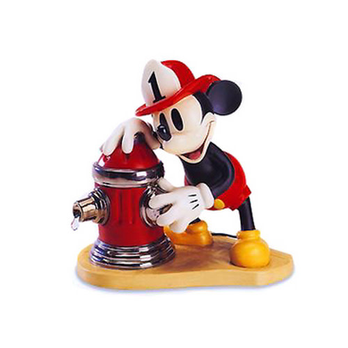 Figurine: Mickey Mouse - Fireman to the Rescue