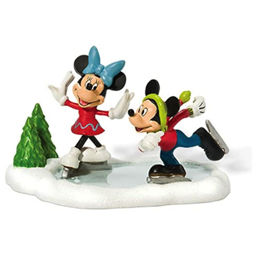 Figurine: Mickey & Minnie Mouse - Go Skating