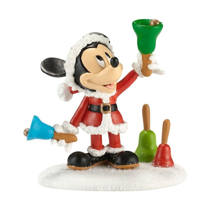 Figurine: Mickey Mouse - Ringing in The Holidays