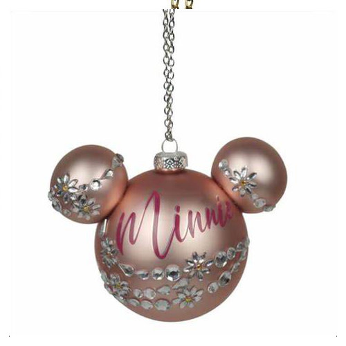 Hanging Ornament 3D: Minnie Mouse - Ear Diamond Pink