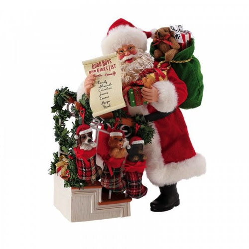 Figurine: Possible Dreams - Puppy Stockings