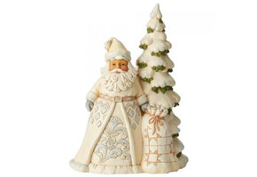 Figurine: Santa (White Woodland)