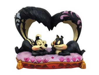 Figurine: Pepe le Pew & Penelope - Hello, Cherie