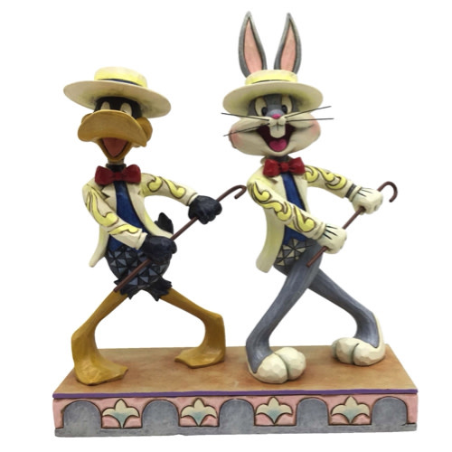 Figurine: Bugs Bunny & Daffy Duck - On With The Show