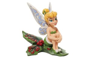 Figurine: Tinkerbell - On Holly