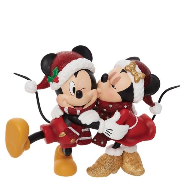 Figurine: Mickey & Minnie Mouse - Christmas