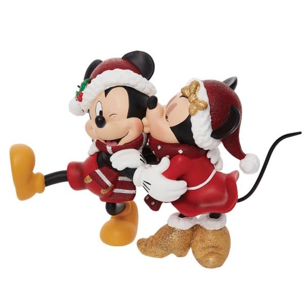 Figurine: Mickey & Minnie Mouse - Christmas