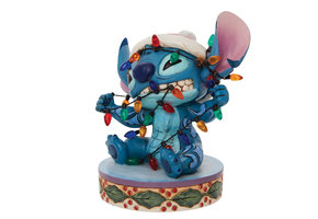 Figurine: Stitch - Wrapped in Lights