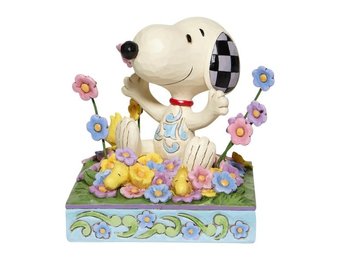 Figurine: Snoopy - Bouncing Into Spring